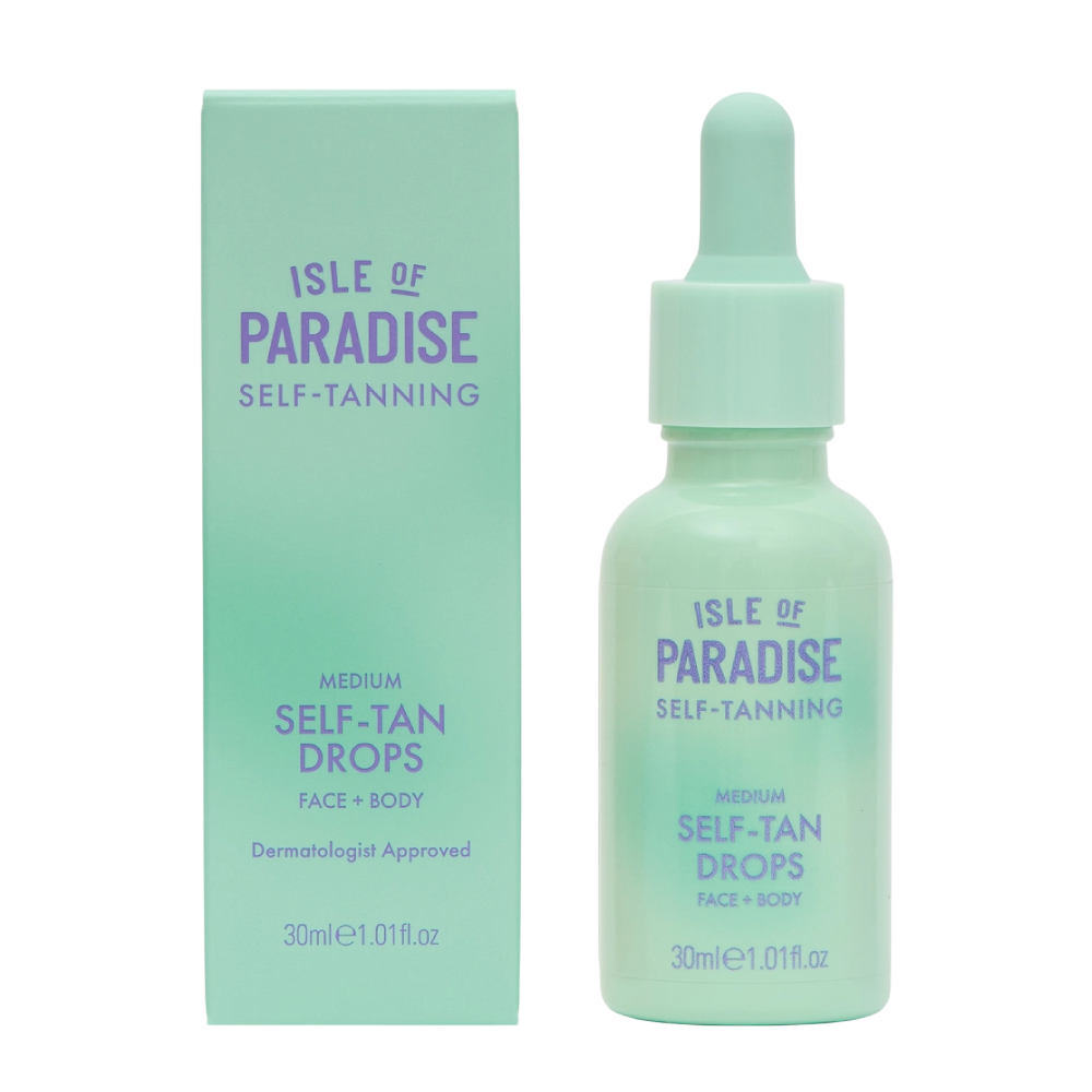 ISLE OF PARADISE Face and Body Self-Tanning Drops Medium 30ml - Краплі для автозасмаги обличчя та тіла у відтінку Medium - фото №4 ISLE OF PARADISE Face and Body Self-Tanning Drops Medium 30ml - Краплі для автозасмаги обличчя та тіла у відтінку Medium - фото №4
